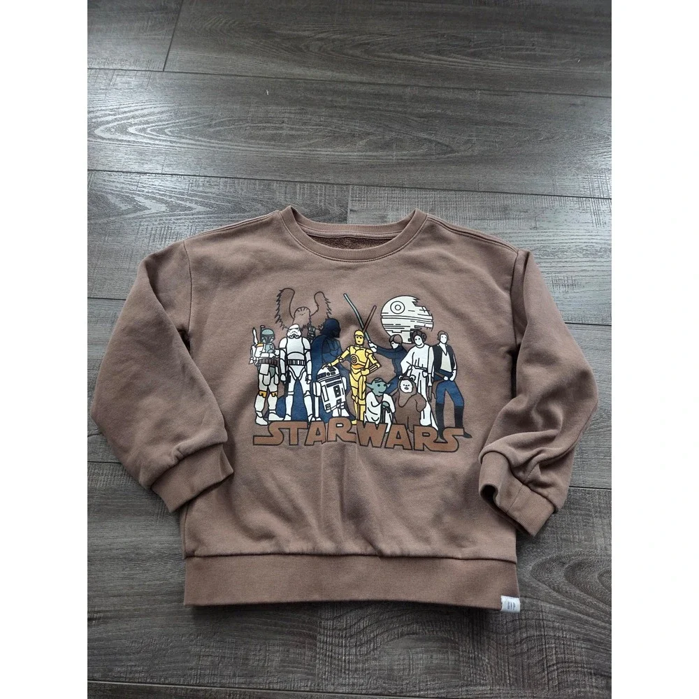 Baby gap toddler boy star wars sweater‎ size 5